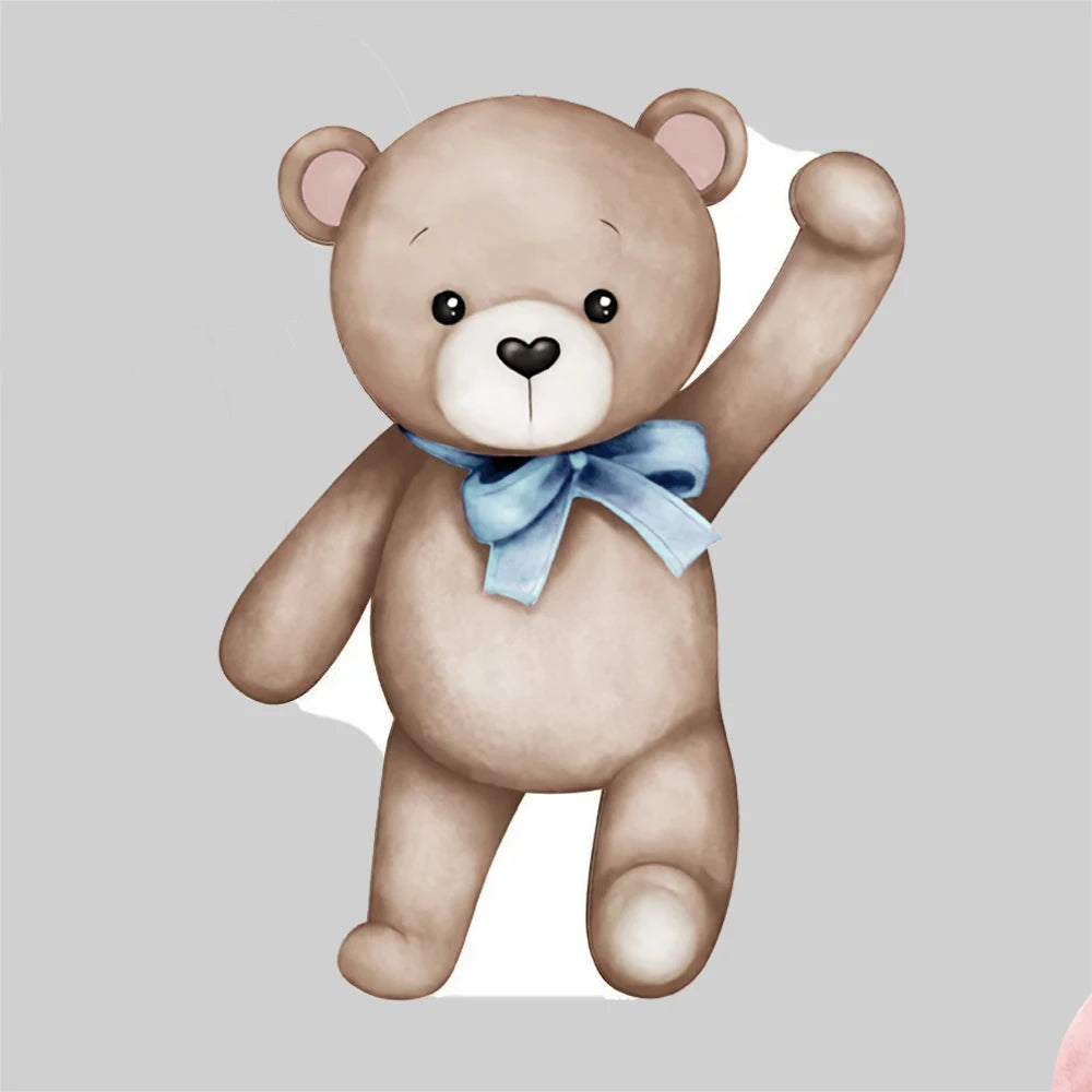 18/36inch Bear Cutout for  Shower Decorations We can Bearly Wait Bear Mosaic Board for Birthday Welcome  Backdrop Decor