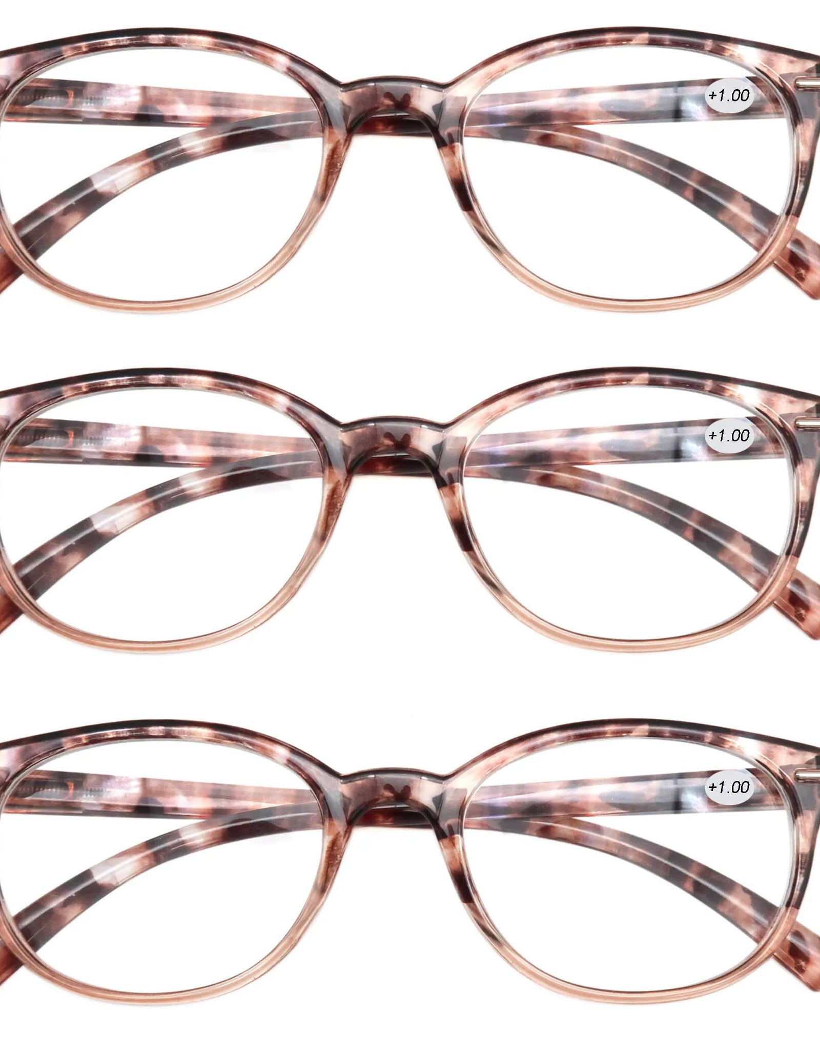 Reading Glasses Oval Frame Metal Rivet Men Readers Magnifying Eyeglasses with Black Diopter +0.5+0.75+2.25+2.75+5.