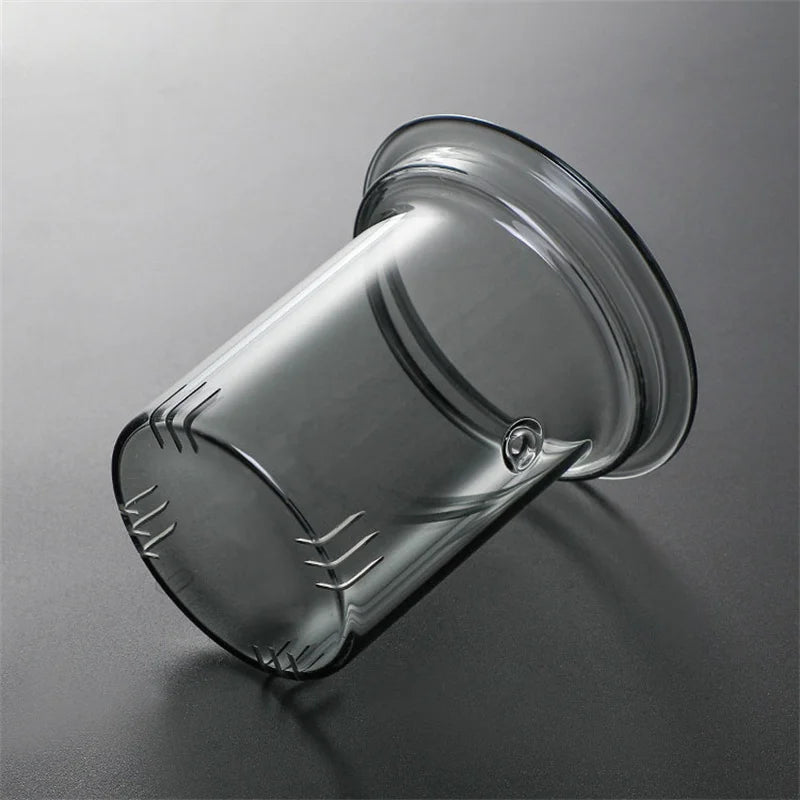 Japanese Style Glass Teapot with Wooden Handle and Infuser