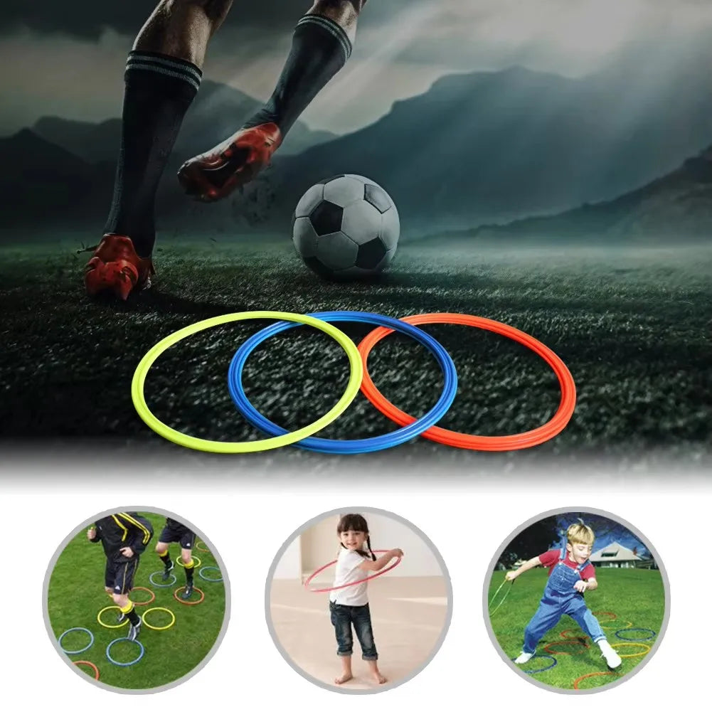 5pcs Durable Agility Training Rings Portable Football Soccer Speed Agility Training Rings Sport futbol Training Equipment