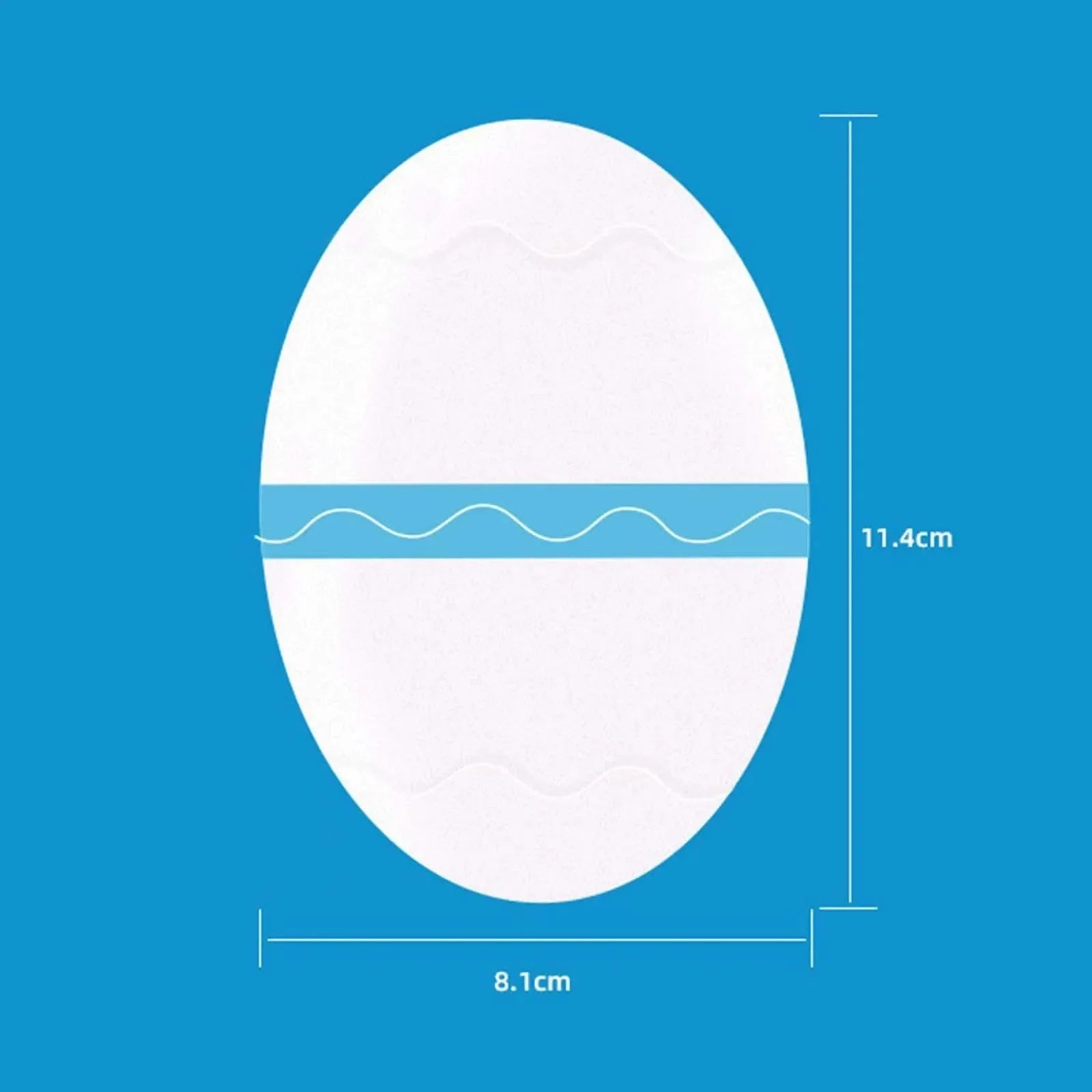 10Pcs Anti-Chafing Thigh Pads Non-woven Self-Adhesive Anti-Friction Thigh Stickers Waterproof and Breathable for Men Women