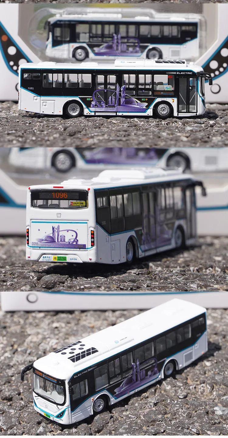 1 120 Scale Shanghai City Tour Bus Diecast Model Vehicle