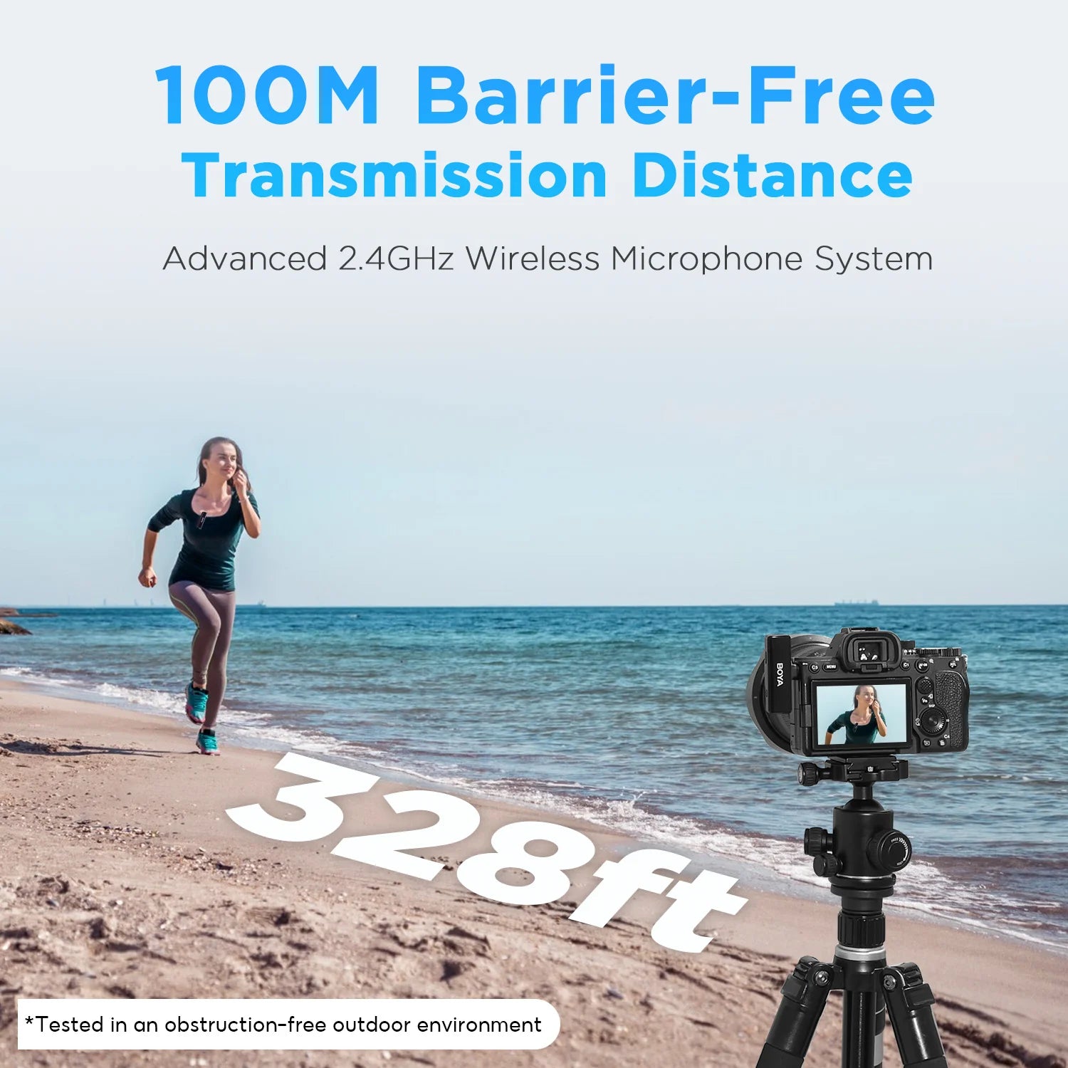 A Wireless Lavalier Microphone for iPhone 15/16 Series OPPO Samsung Xiaomi Go Pro SONY DSLR Cameras Vlog Recording