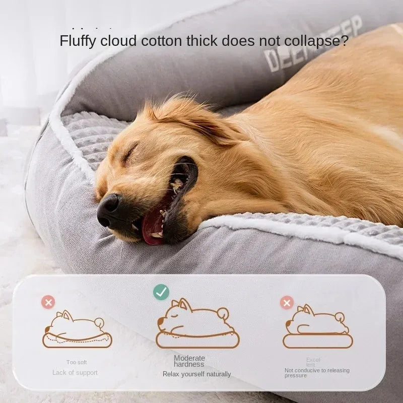 Corduroy Winter Pet Bed Sofa Blanket for Dogs and Cats