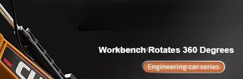 1/50 Scale Excavator Snowplow Car Model Toy Metal Body Simulation Engineering Vehicles Sound Light Toys for Boys Birthday Gifts