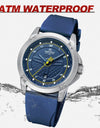 Waterproof Men's Watches Sport Silicone Strap Male Luminous Clock