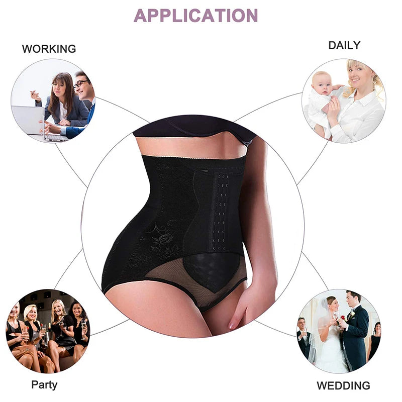 Tummy Control Panties for Women Shapewear Butt Lifter Short High Waist Trainer Corset Slimming Body Shaper Underwear