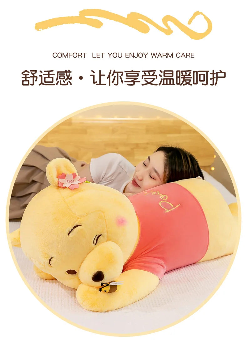Winnie Bear Plush Stuffed Animal Soft Cartoon Pillow