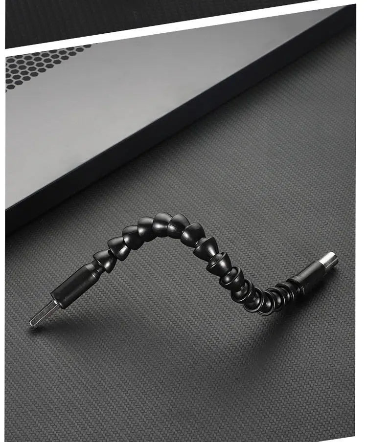 12pcs Flexible Shaft Movable Screw Rotating Ratchet Plum Blossom L-type Screwdriver, Full Set of Electric Universal Screwdriver