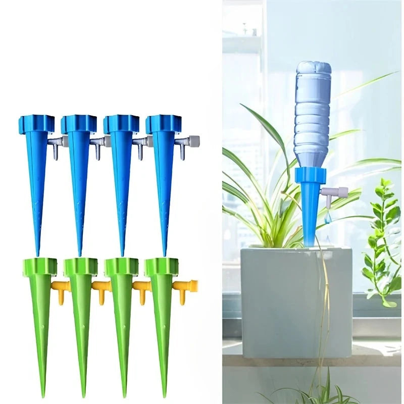 Auto Drip Irrigation System Self Watering Spike for Flower Plants Greenhouse Garden Adjustable Auto Water Dripper Device