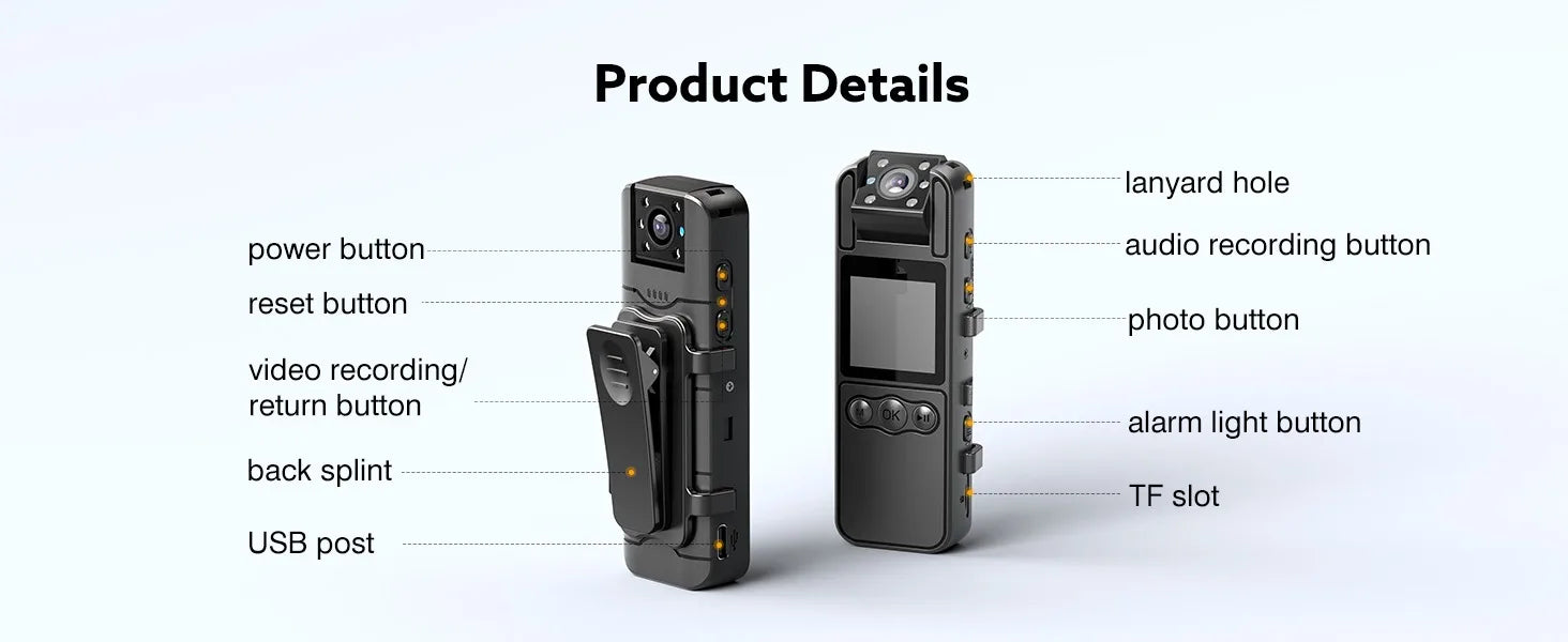 4K Wifi Mini Body Camera Outdoor Sport Portable Digital Video Recorder Worn Small Action Cam Night Vision DV Miniature Camcorder