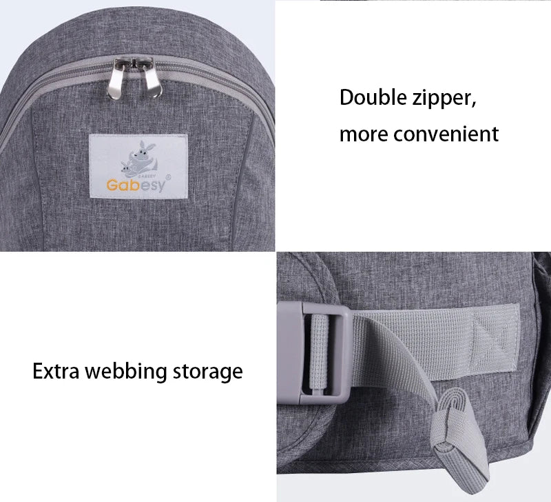Ergonomic  Carrier Portable   Hip Seat Waist Stool Sling Front Facing Kangaroo  Wrap Carrier For  Gear