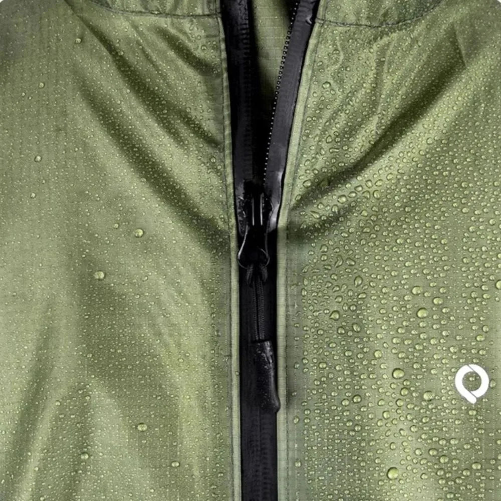 Three in One Waterproof Rain Poncho with Hood and Sleeves for Hiking