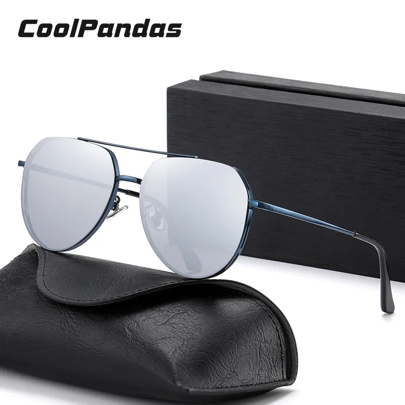Polarized Aviation Sunglasses for Men and Women Mirror Lens Vintage Style