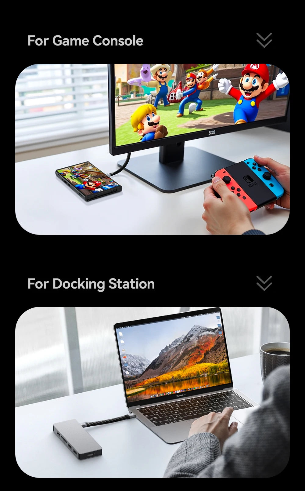 USB 4.0 Type-C Cable 40Gbps | 8K@60Hz | 240W PD Fast Charging (12.5cm)