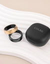 R03 Smart Ring Charging Case Men Women, Battery Life 39 Days, Health Monitor, IP68 & 5ATM Waterproof, Multi-sport Mode