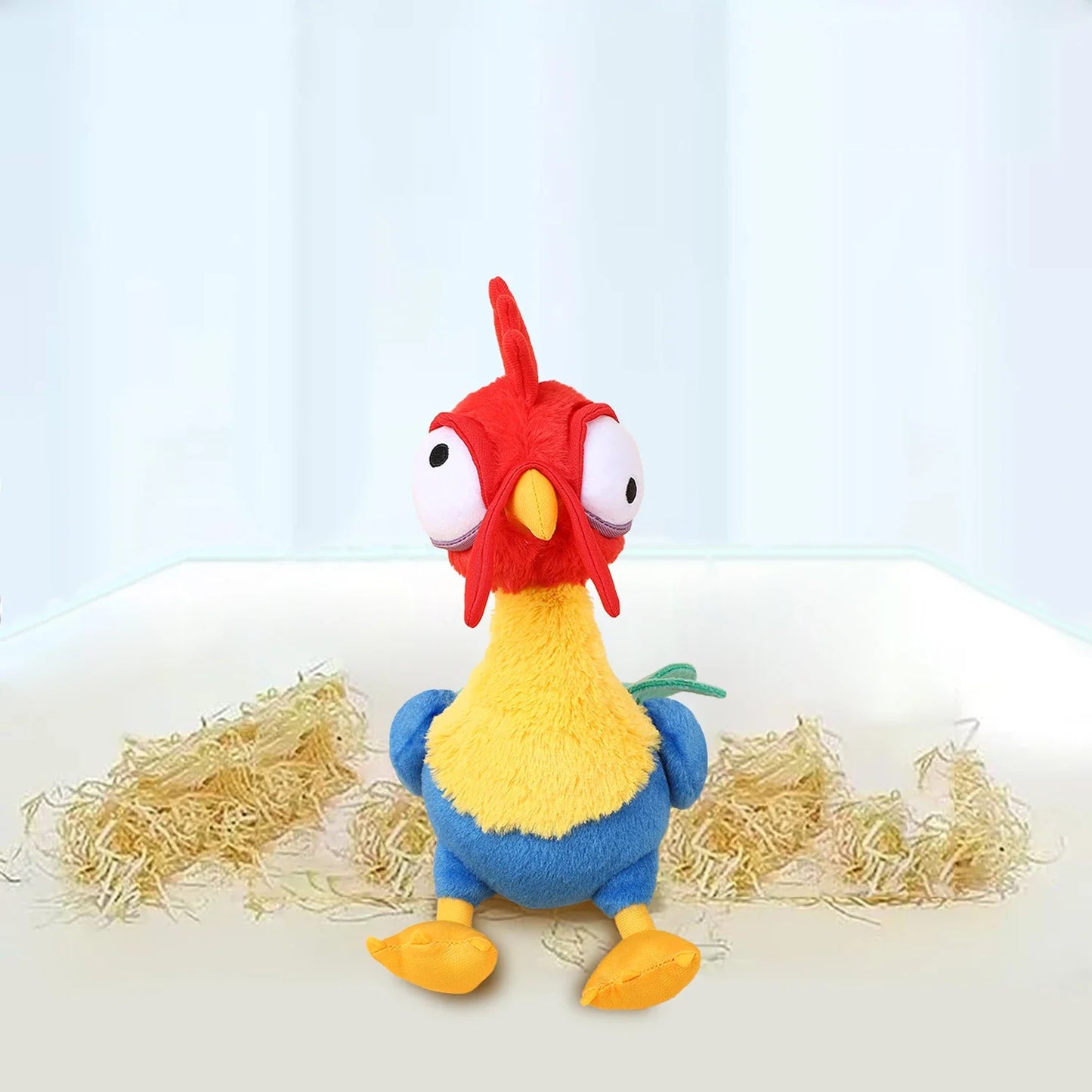 11-inch Hei Hei Feature Plush Stuffed Doll Soft  Doll Sleeping Cuddle Buddy Doll for  Gift for friends or lovers