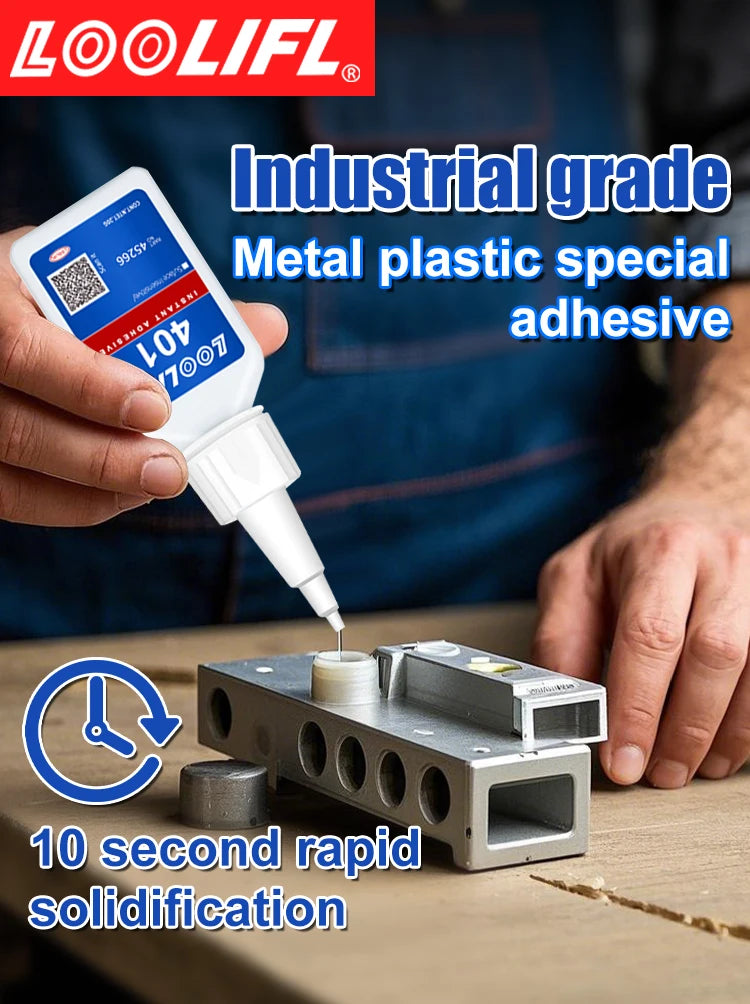20ml 401 Instant Strong Super Glue Universal Superglue Mighty Instant Glue for Resin Ceramic Metal Glass Fast Dry
