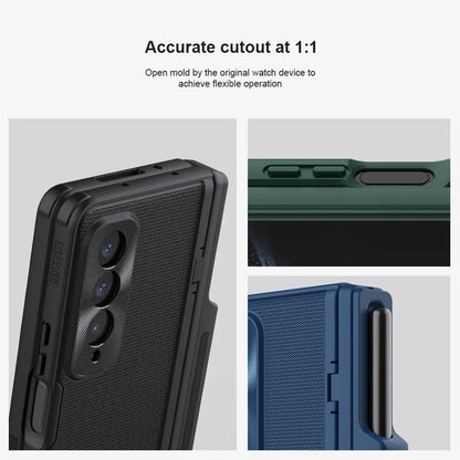 Super Frosted Shield Fold Case For Samsung Galaxy Z Fold4 Thin Matte TPU + PC Anti Fingerprint Shockproof Back Cover