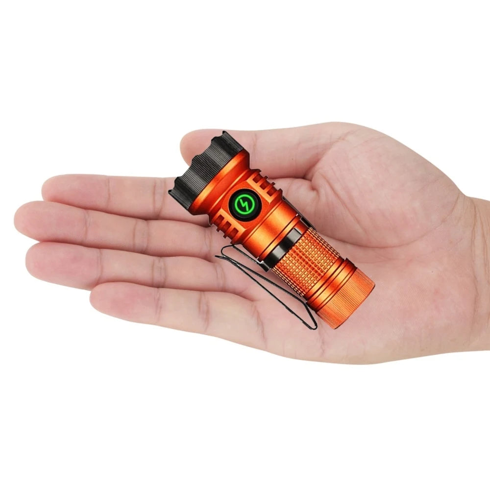 7 LED Rechargeable Multi Colour Mini Flashlight