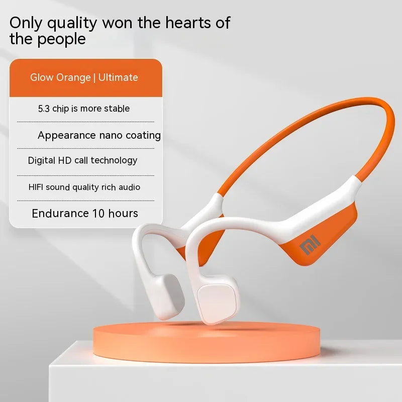 XIAOMI A20 Bone Conduction Neckband Wireless Earphones Bluetooth Headphones Sports Over Ear Headset With Mic Stereo Earbud