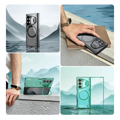 Iceblade Prop Magnetic Case For Samsung Galaxy Z Fold 6 Phone Cases Flip cover Lens Protective Back Case