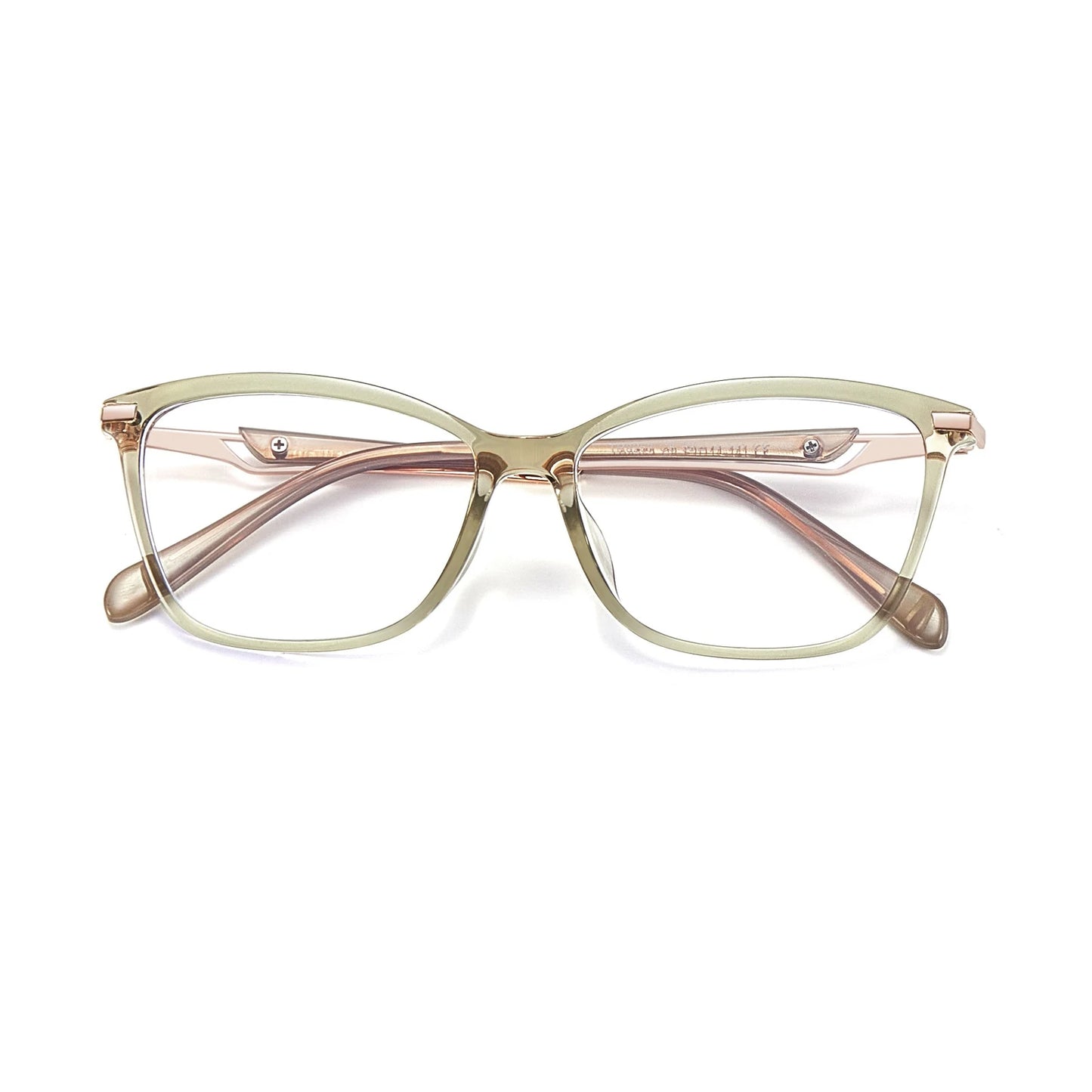 Retro Square Cat Eye Lightweight TR90 Eyeglasses Frames for Women