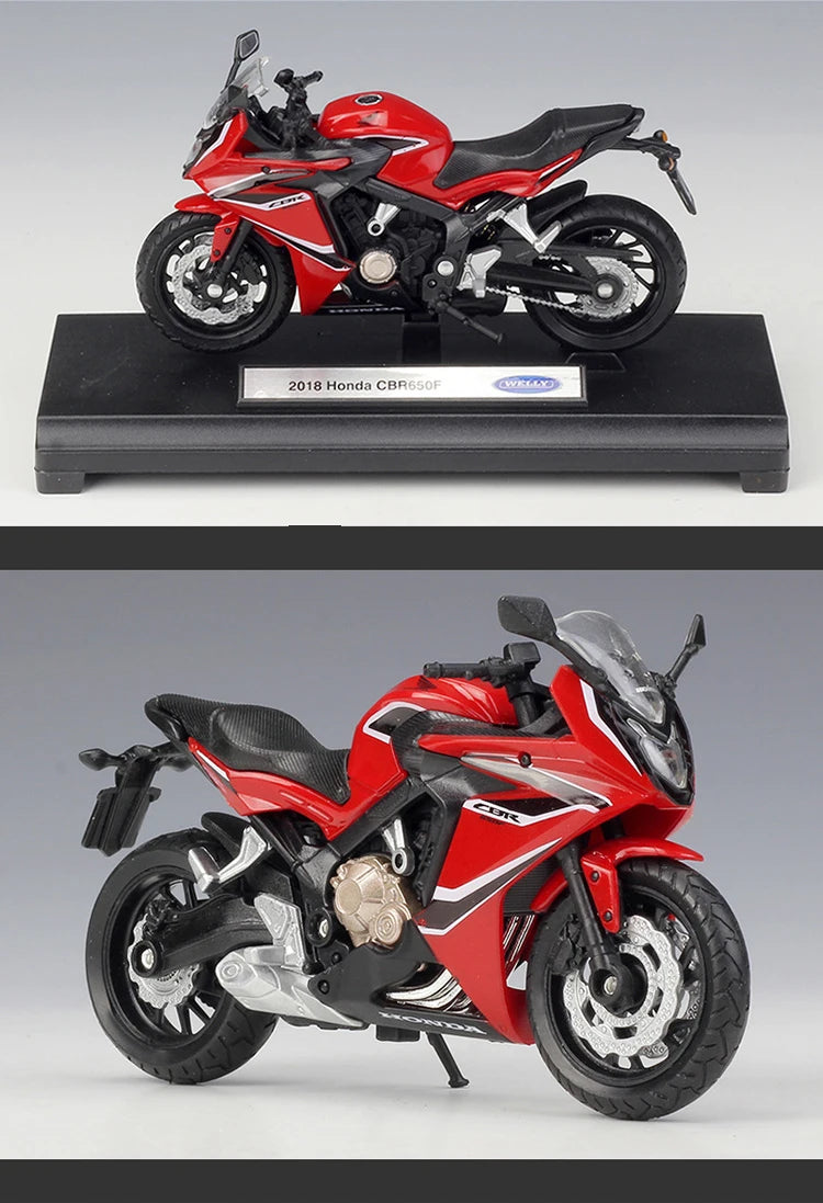 1 18 Scale Honda CBR650F Diecast Motorcycle Model