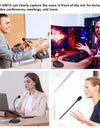 USB Desktop Gooseneck Microphone for Computer Smartphone Video Conference Live Streaming YouTube Podcasting Gaming