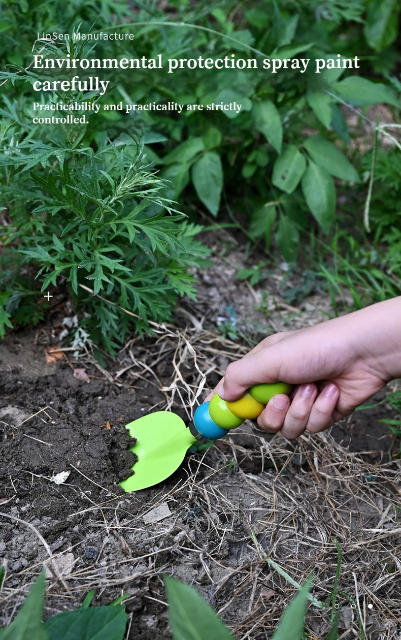 Iron gardening tools, Household Flower Planting Small Iron Shovel Rake Shovel Garden Potted Mini Shovel Garden Tools