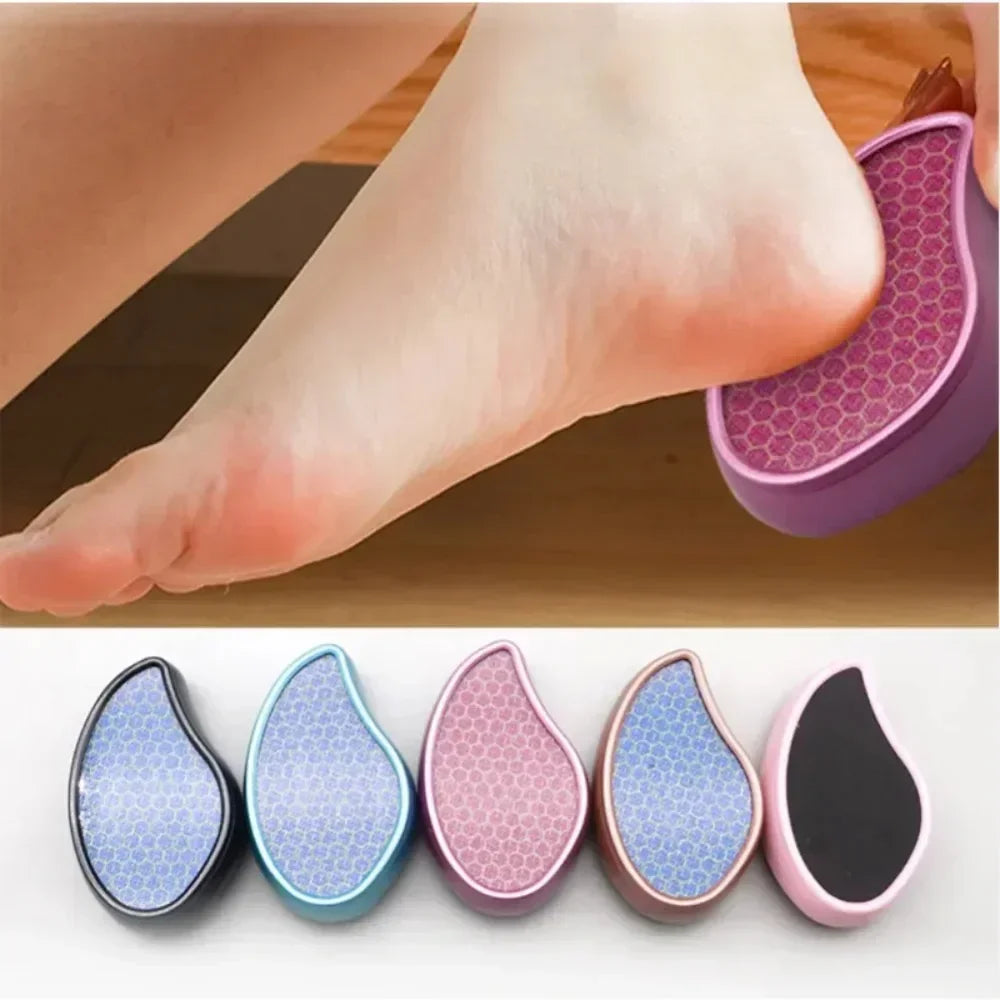 1PC Nano Glass Foot Plate File Exfoliate Foot Hard Dead Skin Pedicure Remover Scrubber Peeling Artifact Peeling Pedicure Tools