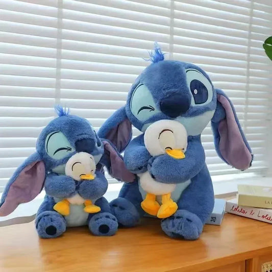 Disney Plush Doll Stitch Lilo Doll Cute Duck Stitch Plush Stuffed Toy Christmas 's Birthday Gift Kawaii Decoration Toys