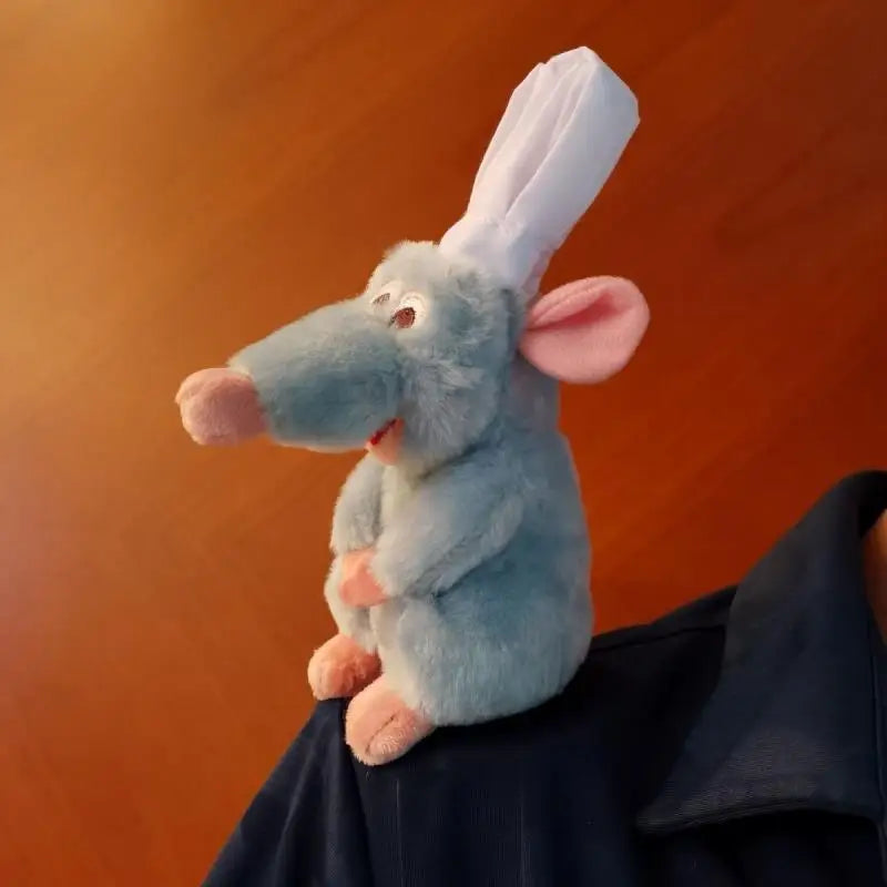 Anime Ratatouille Chef Remy Magnetic Plush Toy Room Decora Doll Kid Shoulder Plush Doll Decoration Headband Toys Christmas Gifts