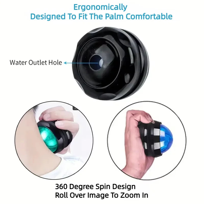 1Pcs Manual Massage Roller Ball Waist Hip Relaxer Stress Release Muscle Relaxation Massager Body Pain Relief Therapy Foot Back