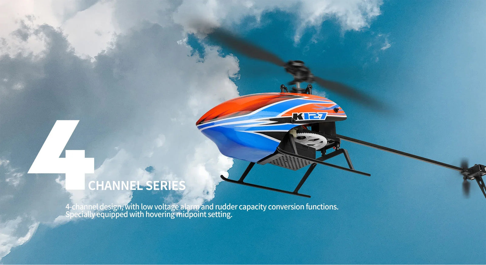 WLtoys XKS RC Helicopters K127 6-Aixs Gyroscope 2.4G 4CH Single Blade Propellor Gyro Mini RC Helicotper for Gift RC Toy V911