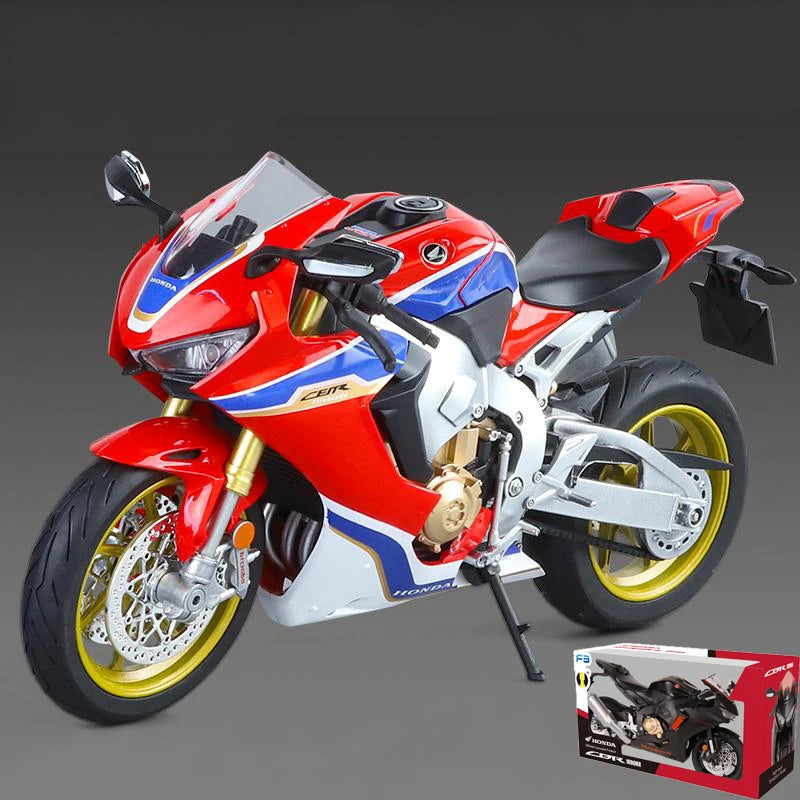 1:9 Honda CBR1000RR Alloy Die Cast Motorcycle Model Vehicle Collection Sound and Light Off Road Autocycle Toys Car