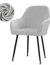 1PC Elastic Velvet Chair Cover Stretch Soft High Armchair Covers Seat Case for Office Kitchen Dining Room Wedding Removable