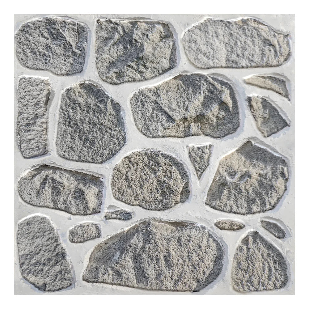 10pcs 3D Faux Stone Wall Panels Peel and Stick Wall Tiles Decorative 3D Wall Sticker Self-adhesive Wall Tile Sticker