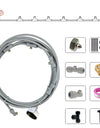 8-26M Outdoor Cooling Patio Misting System Fan Cooler Water Mist Gardenhouse Spray Hot Fog Misting System
