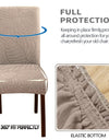 1PC Stretch Dining Chair Covers Leaves Jacquard Seat Covers Universal Size Dust Covers for Hotel Banquet Wedding Chairs Decor