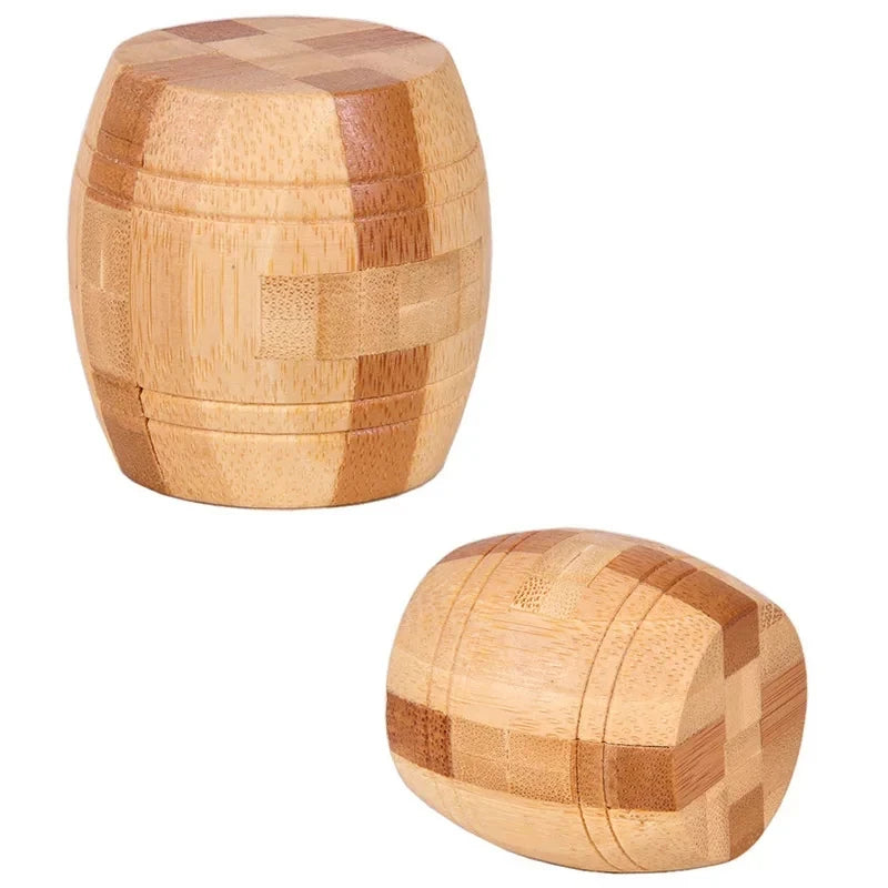 Wooden Kong Ming Lock Lu Ban Lock IQ Brain Teaser Puzzle Games  3D Puzzles for Adults Montessori Educational Toys
