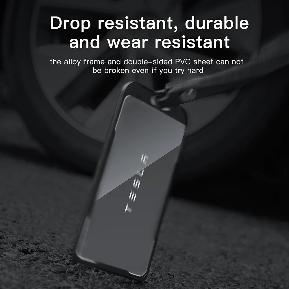 Applicable to Tesla Model 3 Model Y New Aluminum Alloy Key Card Car Card Key Protector Case Cover Full Cover Accessories