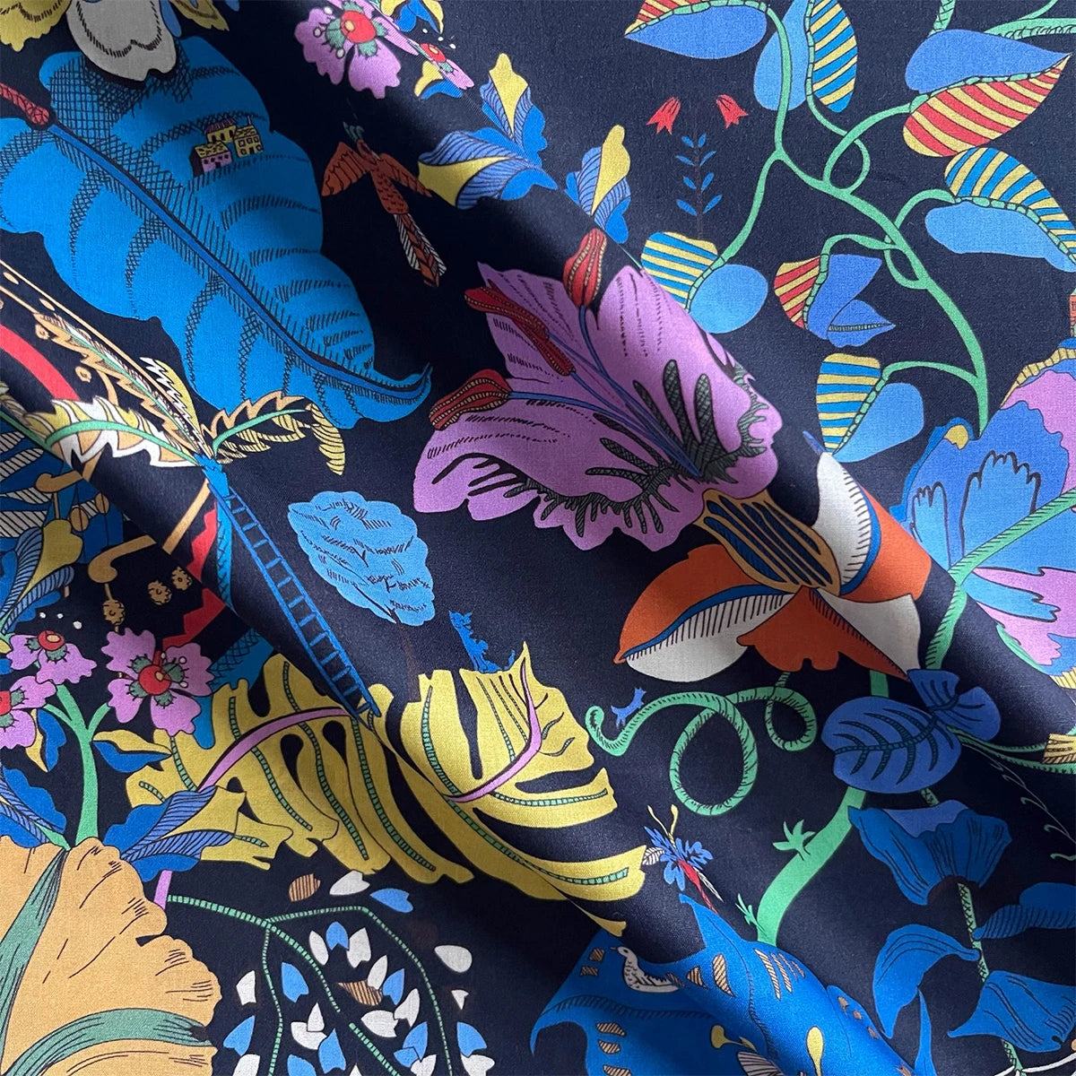 100% cotton Fantasyland Like liberty tana lawn fabric 80s Poplin printing Sewing fabric Making Dress Clothing Handmade DIY Cloth