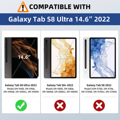 2 Pack Paper Screen Protector for New Samsung Galaxy Tab S9 Ultra 14.6" 2023/Samsung Galaxy Tab S8 Ultra 14.6 2022 PET Film