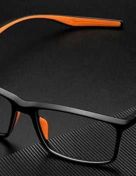 Fashion Ultra-light Flexible TR90 Basketball Eyewear Square Optical Prescription Sports Glasses Frame Men and Women