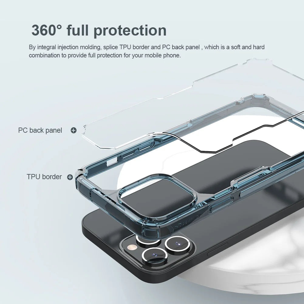 Nature TPU Pro Clear Case For iPhone 16 Pro Max 16 Plus 16 Pro Case Soft TPU Airbag Shockproof Back Cover