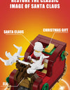 Merry Christmas Train Santa Claus Sleigh Carriage Christmas Tree Building Blocks Assembly Bricks Toys 's Xmas Gifts