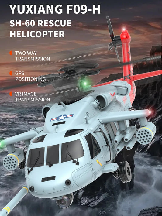 Remote Control Naval Military Helicopter With GPS Positioning