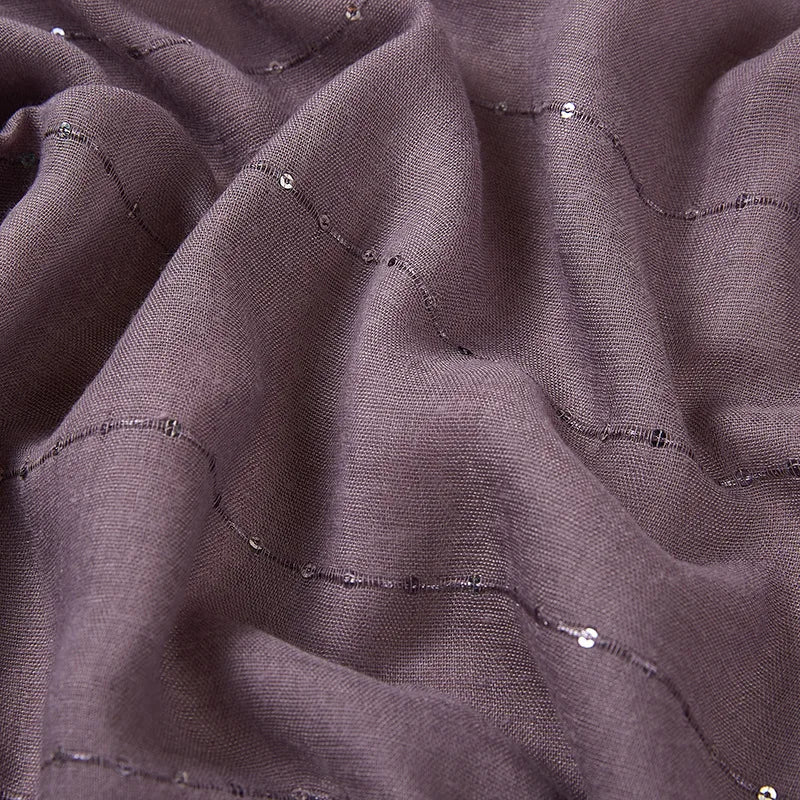 Cotton Hijabs Scarf Muslim Islamic Headscarf For Women Lady Soft Cotton Linen Tassel Sequins Islamic Hijab Shawl Wraps