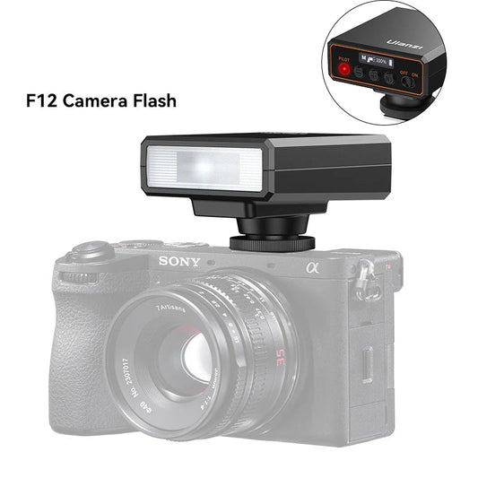 F12 Wireless Flash Trigger – TTL & HSS High-Speed Continuous Shooting for Canon, Nikon, Sony, Fuji, ZV-E10
